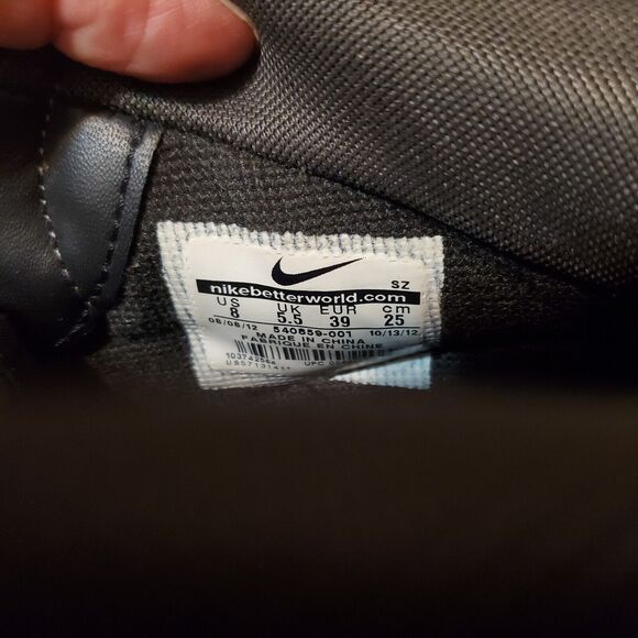 Nike Dunk Sky High Liberty Of London Women's Size 8 Wedge Shoes Midnight Fog - Picture 7 of 8